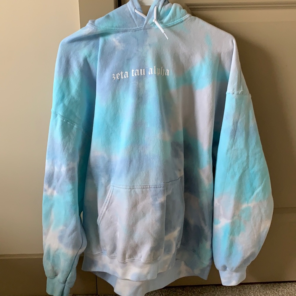 ZETA TAU ALPHA TIE DYE HOODIE